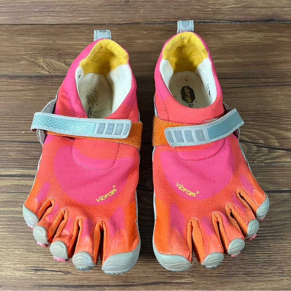 Vibram Women's Pink and Orange FiveFingers Shoes